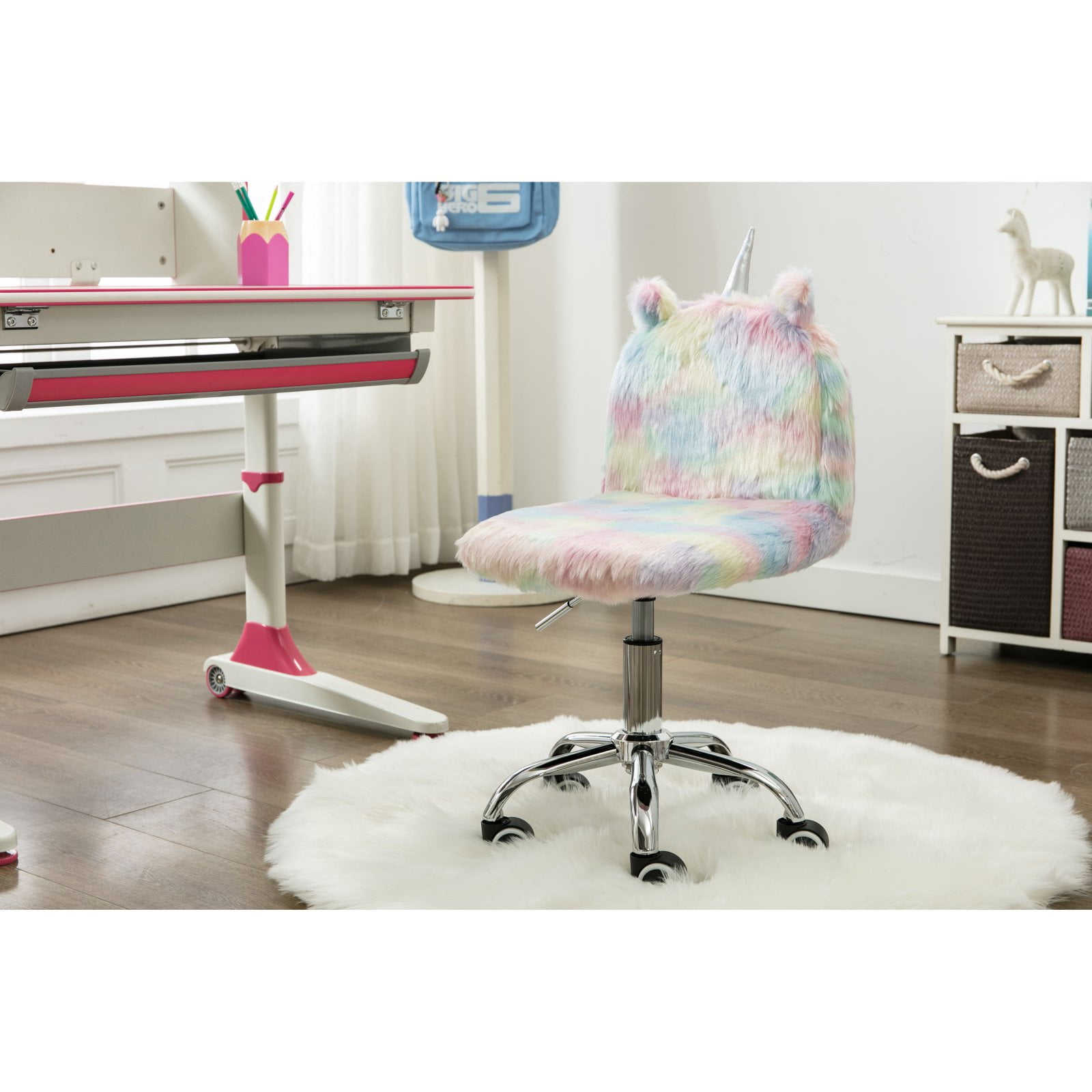 edc furnishings unicorn kids office task chair