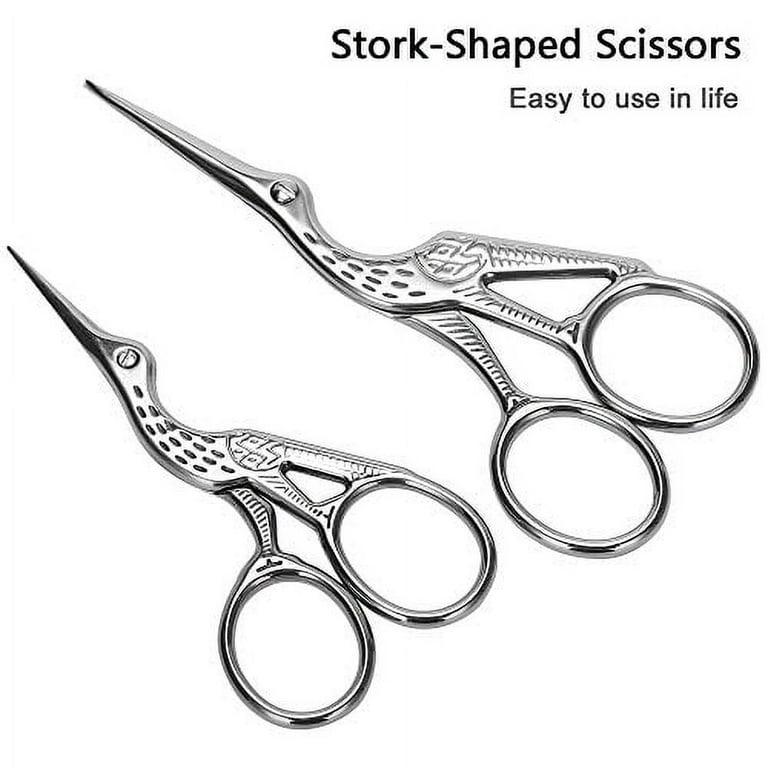  Scissors Trim Embroidery Small Portable Stainless Steel  Materials Pocket Shears Little Needlework Cutters Sewing Petite Miniature Tiny  Scissors (Cyan) : Arts, Crafts & Sewing
