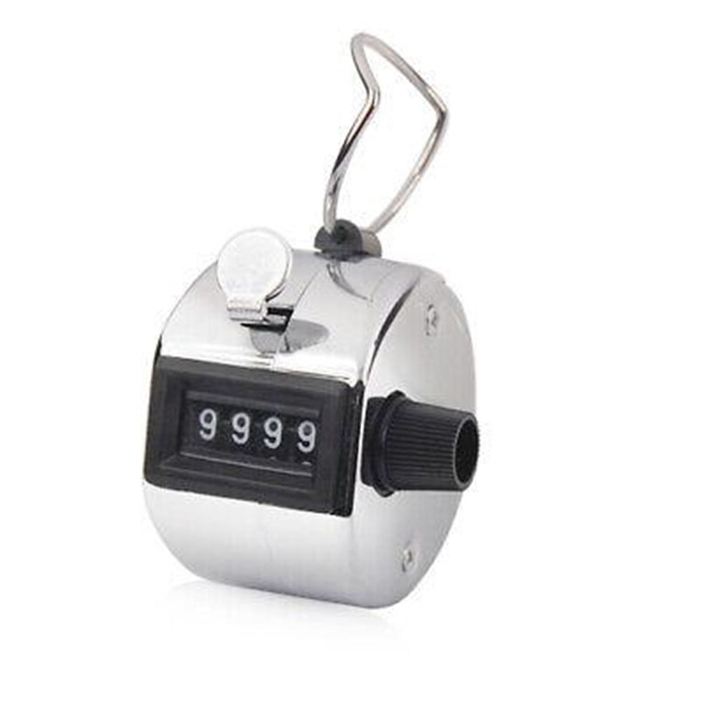 Mechanical Tally Counter Hand Held 4 Digit Palm Golf Finger Counting ...