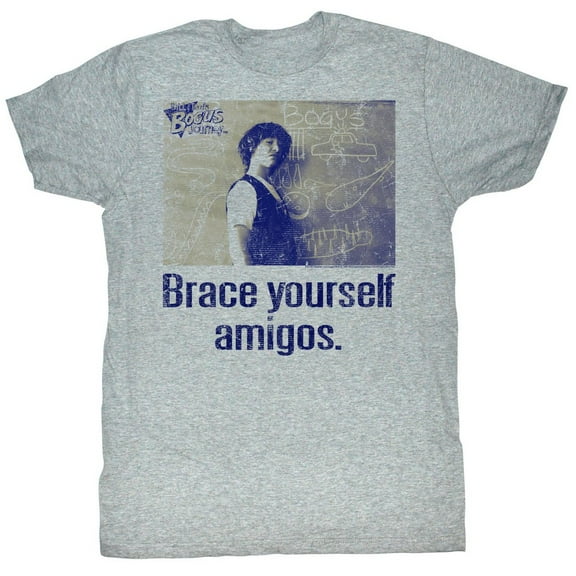 Bill And Ted - Brace Yourself - Short Sleeve - Heather - Adult - T-Shirt
