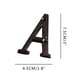 thumbnail image 1 of Juego de letras de hierro forjado para casa | 26 letras en inglés con tornillos | Estilo rústico industrial | Metal revestido duradero para decoración de casa, jardín, tienda | Letreros y núm, 1 of 2