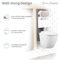 thumbnail image 5 of Swiss Madison Well Made Forever SM-WK449-01W - St. Tropez Wall Hung Toilet Bundle, Glossy White, 5 of 15