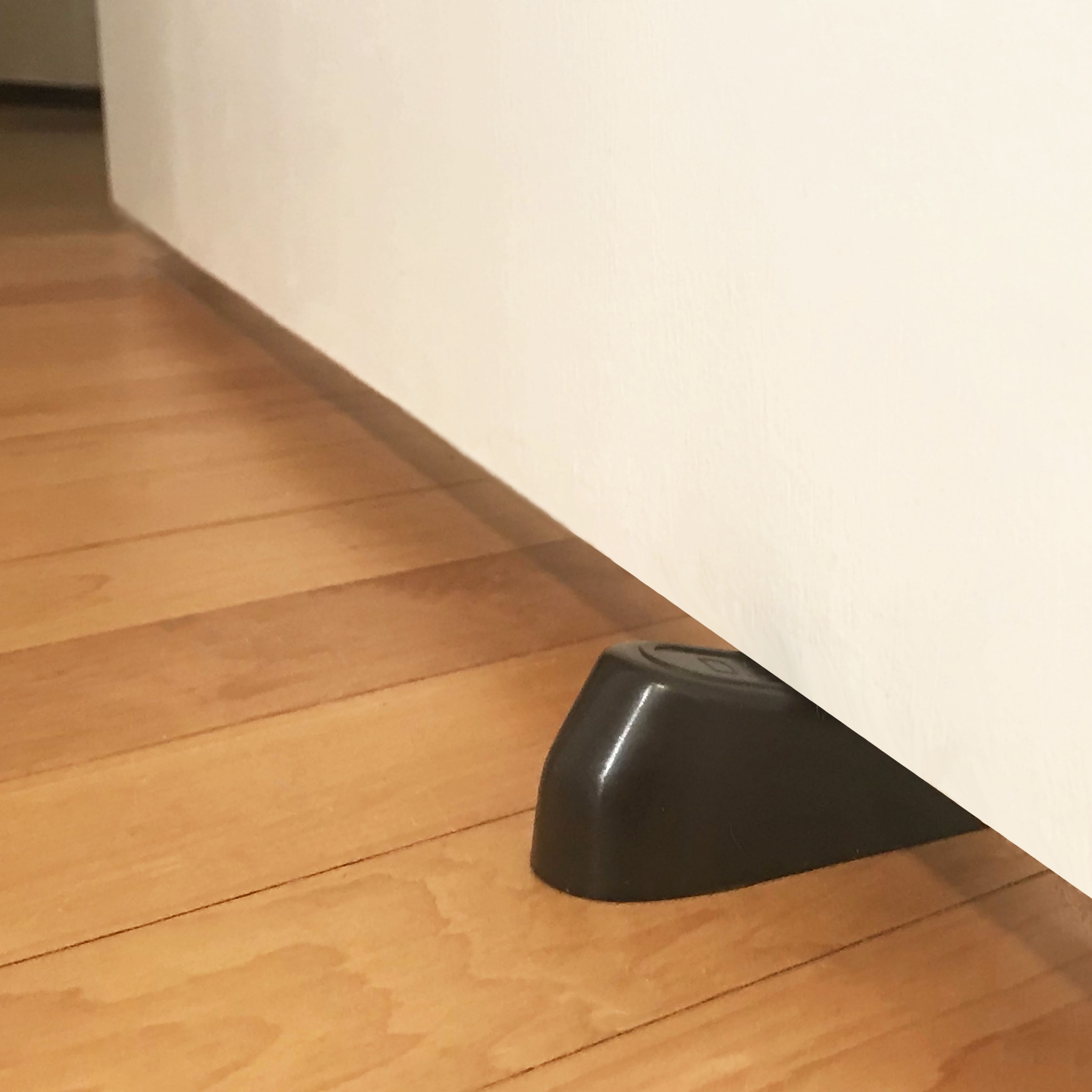 Super Sliders Non-Skid Door Stop, Durable Rubber Wedge Design for textured surfaces and carpet - Grip and Door Control – 1-Pack, Brown