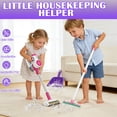 thumbnail image 5 of Leimiao Kids Cleaning Toy Set with Cordless Vacuum，Real Suction & Sound Effects for Pretend Play, Toys for 3+ Girls（pink）, 5 of 7