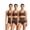 3pc-Coffee, variant on 3 Packs Shapewear for Women Plus Size Tummy Control Seamless Underwear Ladies High Waisted Girdle Body Shaper Lifting Panties