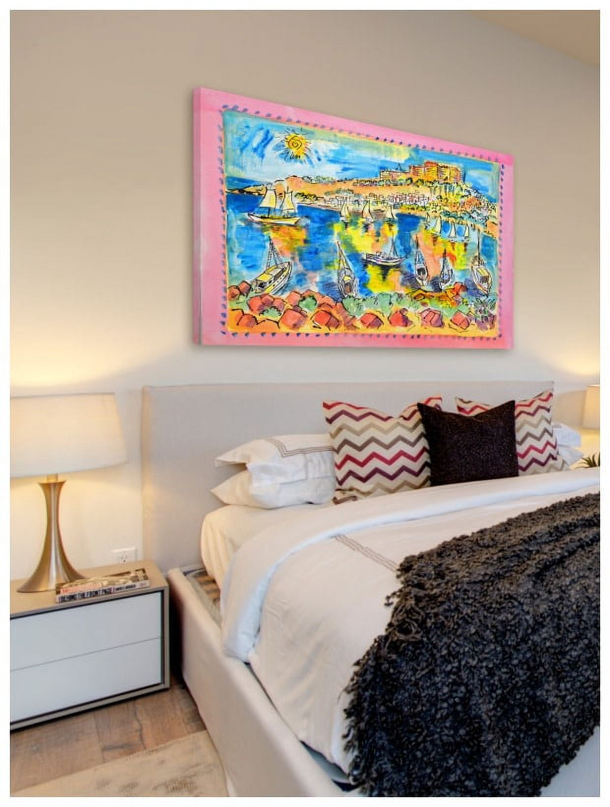 Marmont Hill "Rhodes Greece" by Wayne Ensrud Painting Print on Canvas