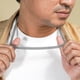 thumbnail image 5 of Collar de cadena curva para hombre - Joyería elegante con eslabones entrelazados, 5 of 6
