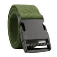 thumbnail image 3 of Cinturón de lona Hugo para Hombre y Mujer Con hebilla de liberación rápida verde, 3 of 7