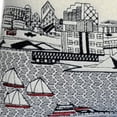 thumbnail image 3 of 35" White Cleveland Daylight Skyline Lumbar Decorative Pillow, 3 of 6