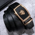 thumbnail image 4 of GHSDFBB Mens Ratchet Belt Buckle Only Slide 1 3/8 Automatic Click Belts Replacement Designer Cowhide Wedding Dress, 4 of 5