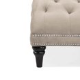 Crilly Chaise in Oatmeal Velvet
