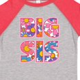 thumbnail image 4 of Inktastic Big Sister Announcement Retro Flower Big Sis Girls Toddler T-Shirt, 4 of 5