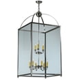 thumbnail image 5 of Meyda 141629 24 in. Square Pavilion Brushed Nickel Pendant, Brushed Nickel, 5 of 7