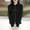 Black, variant on Black Coats for Women Cute Lightweight Knit Open Front Sweater Button up Cardigan Shackets for Women 2025 XL