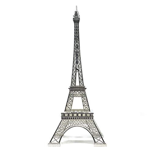 Photo 1 of allgala 15 Eiffel Tower Statue Decor Alloy Metal, Silver