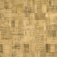 thumbnail image 1 of Ahgly Company Indoor Square Patchwork Brown Transitional Area Rugs, 4' Square, 1 of 4