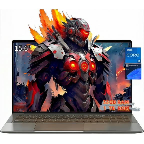 TOEMAAGIC Gaming Laptop Intel Core i7-13650HX Beat AMD Ryzen 9 7940HS -15.6 FHD Display- 32GB RAM -1TB SSD -Backlit Keyboard - 2025 Portatil Gamer PC -Windows 11 Pro