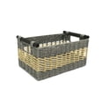 thumbnail image 1 of hometrends 2-Tone Rolled Paper Basket, 1 of 3