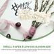 thumbnail image 2 of 144pcs Pequeño papel flores Flores de rosas artificiales para proyectos de manualidades de bricolaje, 2 of 6