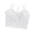 thumbnail image 3 of 1 Pc Lace Bralettes for Women Bralette Padded Lace Bandeau Bra, 3 of 4