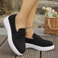 thumbnail image 6 of longantii Orthopedic Dress Shoes for Women Arch Support Slip on Non Slip Running Shoes Breathable Knitted Mesh Stretch House Shoes Comfortable 2026 New Foam Shoes Black, 6 of 6