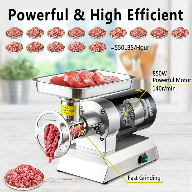 Meat Grinder Sausage Stuffer Electric Heavy Duty Commercial