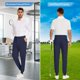 thumbnail image 5 of Pantalones deportivos de golf JWM para hombre, elásticos, con trabillas para cinturón, ajustados, 5 of 6