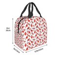 thumbnail image 3 of Balery Red Birds Bolsa de Almuerzo Aislada – Caja de Almuerzo con Papel de Aluminio Grueso, Mantiene la Comida Fresca por 4 Horas, 3 of 8