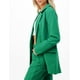 thumbnail image 3 of Blazer oversize cruzado color Verde fuerte AMAD Casual para mujer talla M, 3 of 4