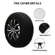 thumbnail image 2 of Fotbe Anchors Funda de Llanta de Repuesto con Estampado, Engrosada, Ajuste Universal para Jeep, Remolque, RV, SUV, Camión-15 inch, 2 of 6