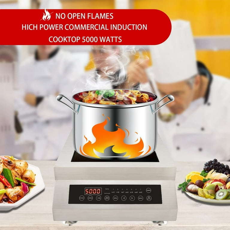 New Electric Cooktop One Burner Portable Electric Stove Top Touch Screen  220V