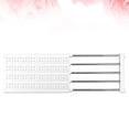 thumbnail image 1 of OULII Shelf Dividers for Closet Organization White ABS Adjustable Storage Rack 1Pcs, 1 of 8