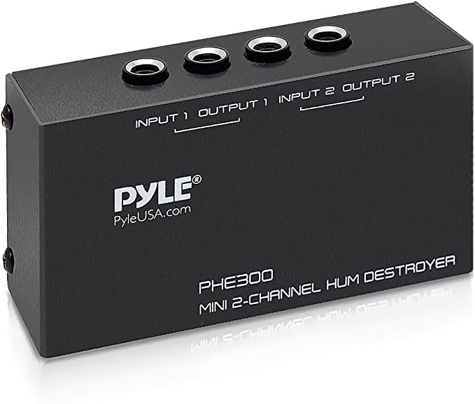 New Pyle PHE300 Compact DJ/Studio 2Channel Hum/Noise Destroyer