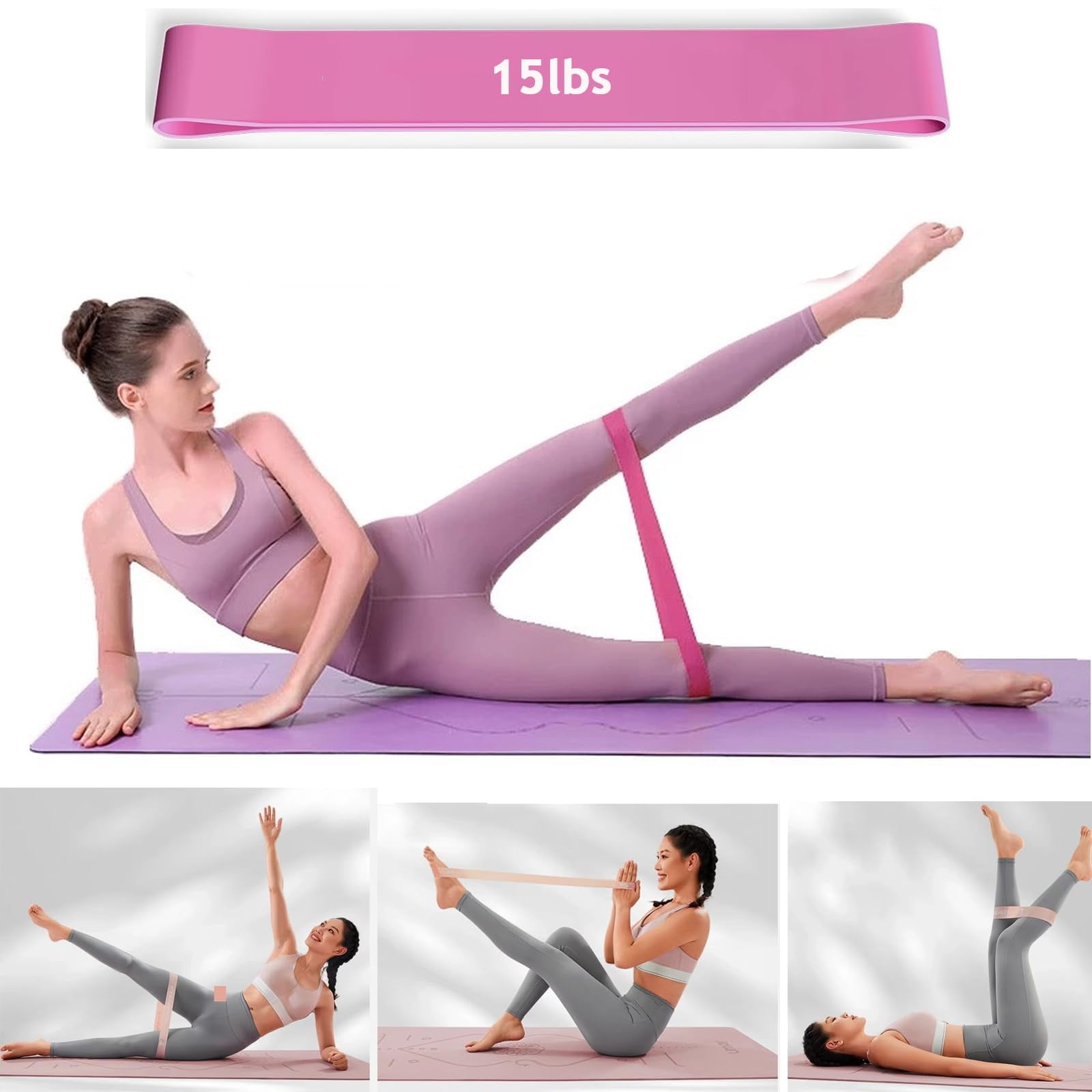 Pilates Essentials Kit for Women - Better Yoga Pilates Kit for Home Workouts with Pilates Ring and Ball Set, Booty Bands, Figure 8 Resistance Band, Yoga Bands for Stretching