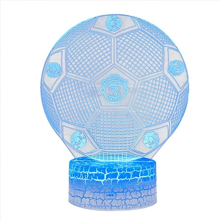 

HOOUDO Night Light Clearance Book Lights Football Team Logo Night Light 3d Remote Control Lamp Creative Colorful LED 16 Color Remote Control Table Lamp Children s Gift Lamp