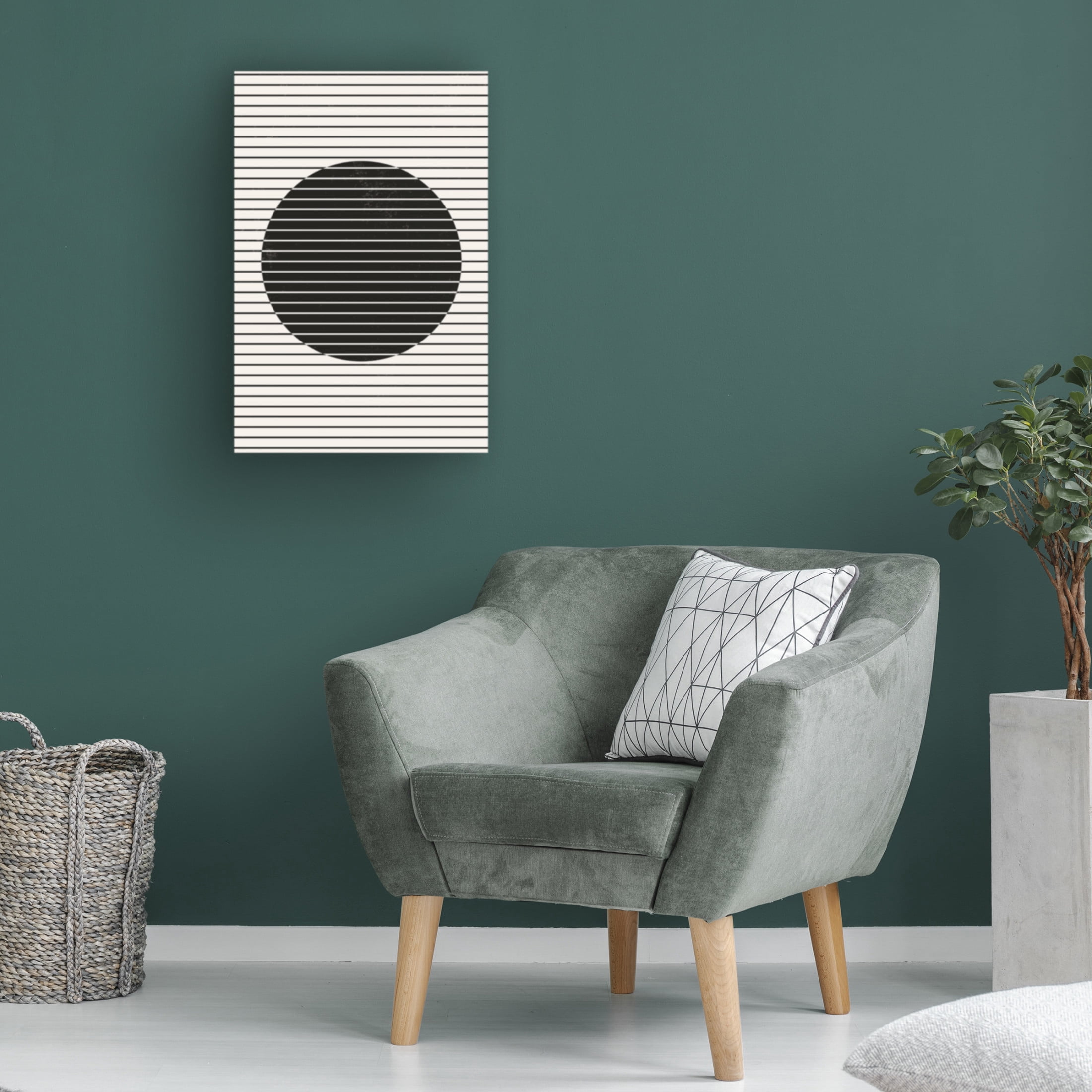 Trademark Fine Art jay stanley  Minimal Geometric 2 Canvas Wall Art