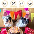 thumbnail image 3 of Hukapapa 3 Piezas Sombrero de Cumpleaños para Perros para Mascotas Accesorios de Decoración de Fiesta de Navidad Diadema para Mascotas Hatsstyle1, 3 of 5