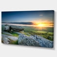thumbnail image 2 of Sunset at Helman Tor in Cornwall - Modern Seashore Canvas Art, 2 of 4