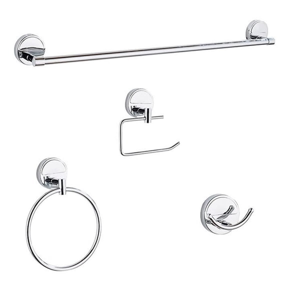 Juego De Accesorios De Baño Dica 3000 4 Piezas negro