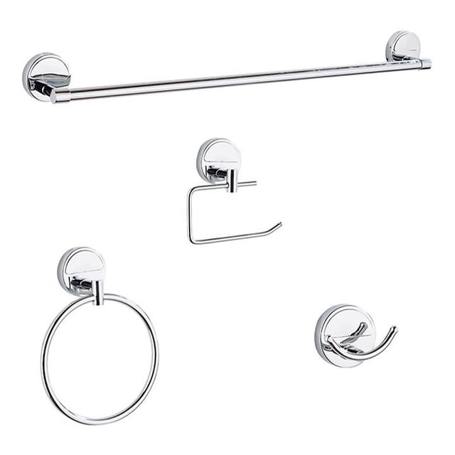 Juego De Accesorios De Baño Dica 3000 4 Piezas negro
