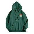 thumbnail image 4 of MHFRRA Sudaderas Casuales para Hombre para Uso Diario, Sudaderas Estampadas de Corte Relajado para Otoño E Invierno, Fáciles de Cuidar, Elegantes y Cómodas Verde oscuro, 4 of 4