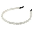 thumbnail image 7 of Unique Bargains 1 Pc Beaded Hair Hoop Headband Hairband for Women Silver Tone 0.43 Inch Wide, 7 of 7