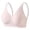 Pink, variant on Bixock Sports Bras for Women Solid Color Wireless Back Closure Adjustable Straps Beautiful Back Breathable Support for Running Yoga Fitness Wear Bra