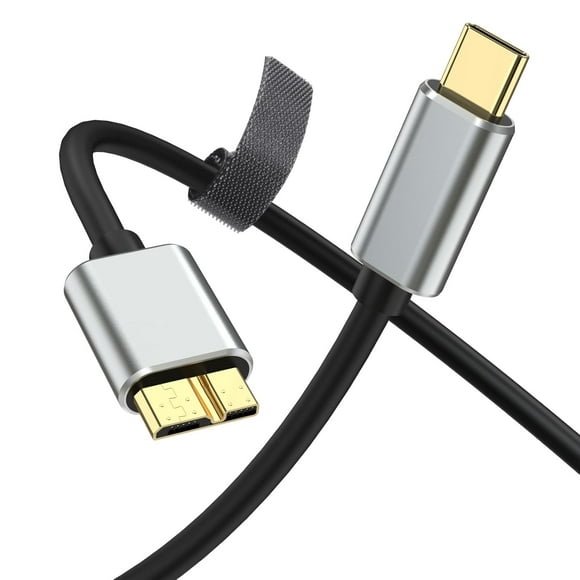 shiyou-5FT USB C to USB 3.0 Micro B Cable Compatible with Canon EOS 5DS /5DSR /5D4, Nikon D850, D5, D500, D810, D810A Cameras, Alos Compatible with Seagate,Toshiba, Samsung, WD External Hard Drive