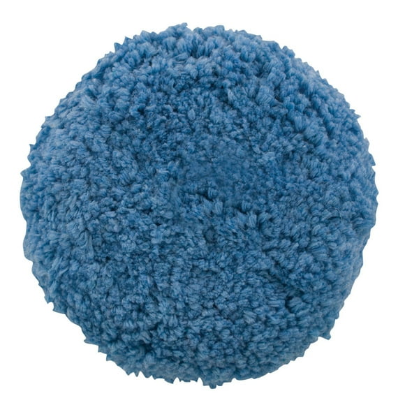 Presta 890164 Presta Blue Blended Wool Medium Cutting Pad - 9" Screw-On Pad