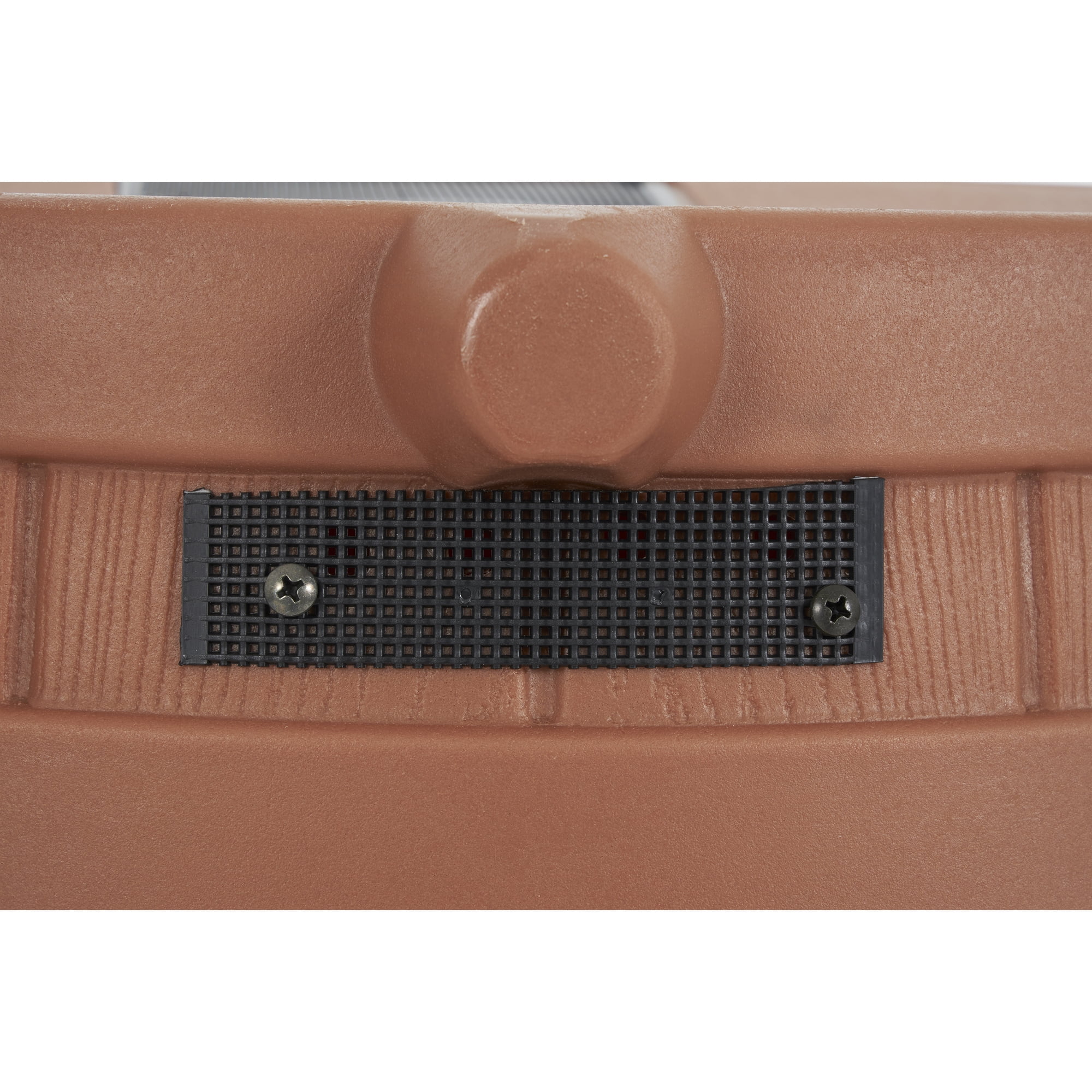 Good Ideas Rain Wizard 50 Gal Plastic Rain Barrel, Terra Cotta & 50' Soaker Hose