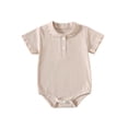 thumbnail image 3 of THDHVS Newborn Sleepers,Solid Color Short Sleeve Bodysuit with Collar for Baby Boy and Girl Summer Wear Everyday Comfortable Fits,Toddler Girl Clothes 9-12 Months, 3 of 9