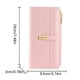 thumbnail image 5 of Xihbxyly Cartera Larga para Mujer, Cierre de Cremallera a Presión, Tarjetero de Gran Capacidad, Bandolera Desmontable, Organizador de Bolsillo para Teléfono, Bolso de Mano de Uso Diario, Diseño de Co, 5 of 5