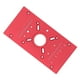 thumbnail image 2 of Placa De Inserción De Mesa De Enrutador, Accesorio De Placa Base De Sistema De Elevación De Aleación De Aluminio Para Carpintería, Escalas Dobles En La Superficie(rojo), 2 of 14