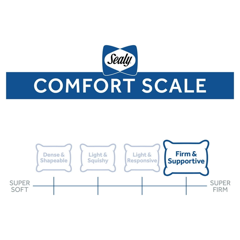 Sealy Extra Firm Support Pillow – Foam Core w/ Eterna Loft